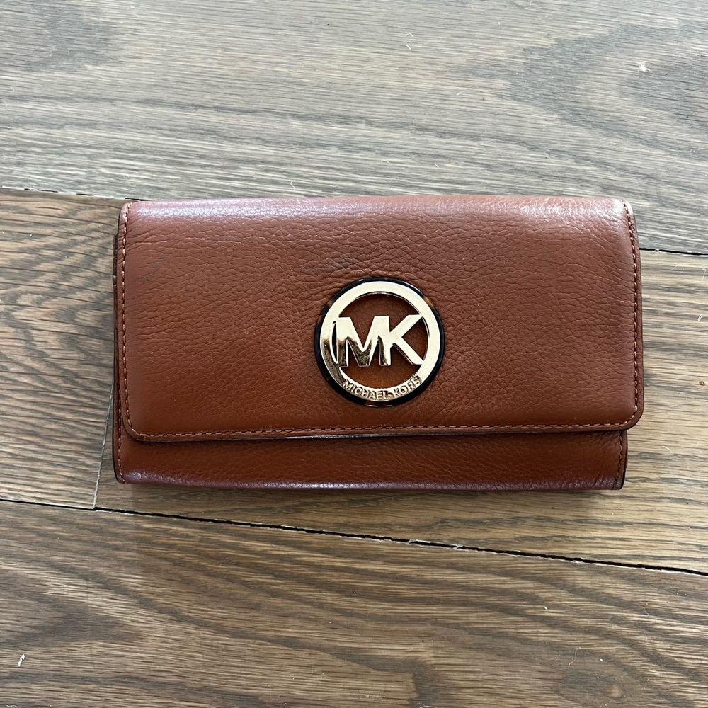 Michael Kors Brown Leather Wallet